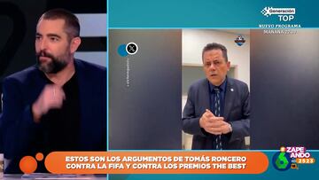 Zapeando alucina con la reacci¨®n de Roncero tras el The Best de Messi