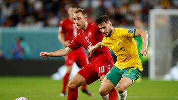 Resumen y goles del Australia vs. Dinamarca, grupo D del Mundial de Qatar 2022