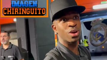 Trifulca de Vinicius con un periodista tras el duelo: “Tú eres tonto”