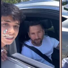 Le piden a Messi un beso en mitad de la carretera y su reacción lleva 17M de visitas