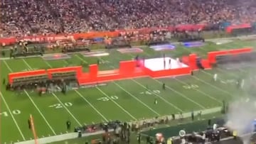 Así montaron y desmontaron el escenario de Rihanna en la Super Bowl LVII