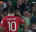 La cogió y ni se lo pensó: el golazo de Rashford que tumbó las ilusiones béticas