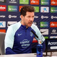 Simeone toma la palabra antes del derbi en el Bernabéu