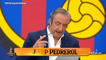 El rapapolvo de Pedrerol a Pedri por sus palabras... con “comentario” de Florentino