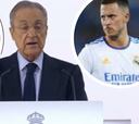 La despedida de Florentino a Hazard tras haber pagado 115M€ por él