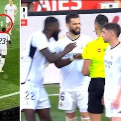 El gesto de Rüdiger y Nacho con el árbitro en la celebración que aplauden muchos