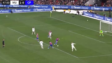 El United de Ten Hag no es broma: de los pies de De Gea a hacer esto en el área rival