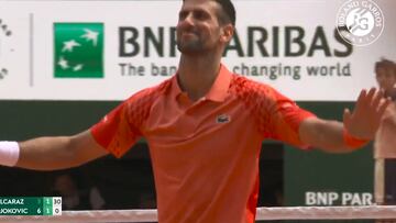 16:11, la hora en la que Alcaraz colapsó internet: el punto del que se hablará años y una reacción de Djokovic que lo explica todo