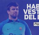 El vestuario del Barça despide a Piqué: de Busi y Alba a Lewandowski