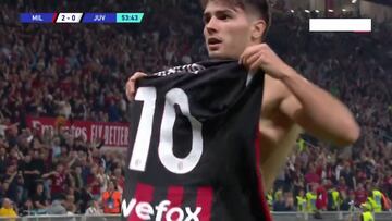 Esc芍ndalo de Brahim: marca el gol de su vida e imita a Messi en la celebraci車n