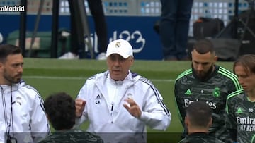 La frase clave de la charla de Ancelotti antes de la ‘final’ contra el City