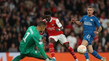 Resumen y gol del Arsenal vs. PSV, fase de grupos de Europa League