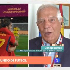 En plena tormenta con Rubiales, llega Borrell con este comentario machista por el Mundial femenino