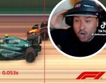 La reacción de un popular streamer mexicano cuando creía que iba a ganarle Checo y Alonso sacó la magia