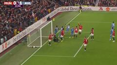 La treta de Emery a Onana en una falta lateral para poner patas arriba Old Trafford