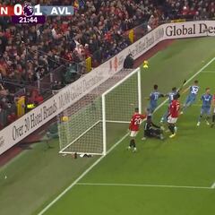 La treta de Emery a Onana en una falta lateral para poner patas arriba Old Trafford