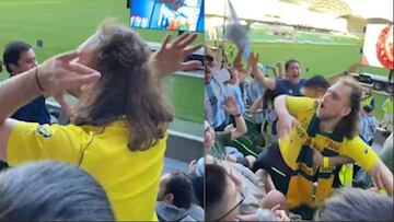 El incre¨ªble enfado de este aficionado australiano que ha sido la risa de los argentinos