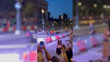 El cachondeo en redes está siendo tremendo: atentos al ‘fail’ de Checo Pérez en un show por Madrid