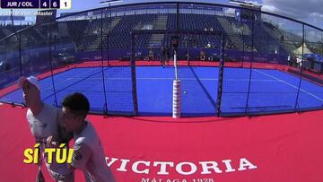 Tremendo enganchón de Paquito Navarro con un espectador