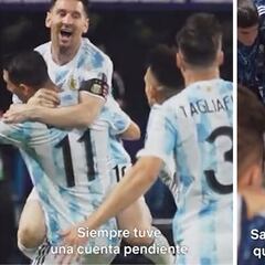El ‘teaser’ de la serie documental ‘Sean eternos: Campeones de América’ de la Selección Argentina con la charla de Leo Messi antes de la final