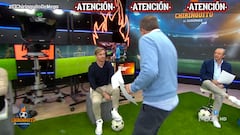 Soria reparte banderas blancas para que se rindan a Messi: ojo a lo que hace Guti y a su cara al final