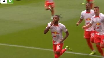 El Leipzig suma su primera victoria en la Bundesliga