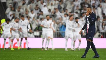 Mbappé, solo de blanco