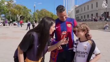 Padre del Barça, hijo del Madrid: la respuesta del niño arrasa en Twitter