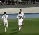 Y tras marcar con el primer equipo, esto: la sobrada de gol de Arribas con el Castilla