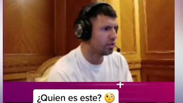 Kun Ag¨¹ero le pone un mote a un jugador del Real Madrid y le caen cr¨ªticas en TikTok