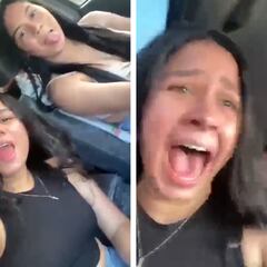 Se graban conduciendo y tienen un accidente con el coche