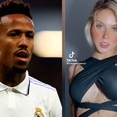 El nuevo amor de Militao: una tiktoker brasileña que estuvo ayer en el Bernabéu