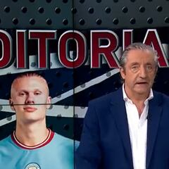 El editorial más duro de Pedrerol contra Haaland y una recomendación al Madrid