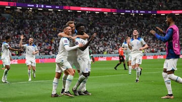 Resumen y goles del Inglaterra vs Senegal, octavos de final del Mundial de Qatar 2022