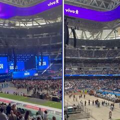 Así luce el Santiago Bernabéu en su primer gran concierto