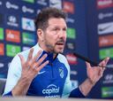 Simeone toma la palabra antes del derbi de Copa