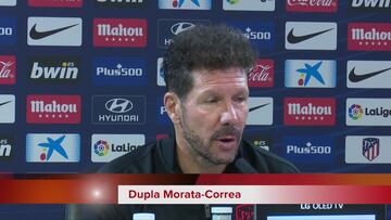 Simeone: "El campo me marca cosas que tengo que seguir"