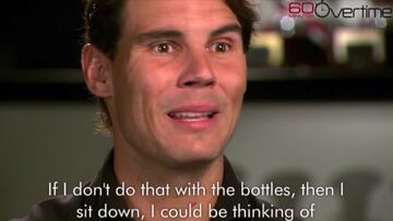 El lado supersticioso de Nadal: sus manías y rutinas dentro de la pista