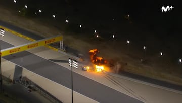 Accidente terrorífico de Grosjean con un final milagroso en la F1