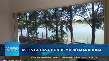 Así era la habitación donde falleció Maradona