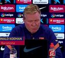 Koeman y la conspiración arbitral: "Es penalti, pero ya sabemos..."