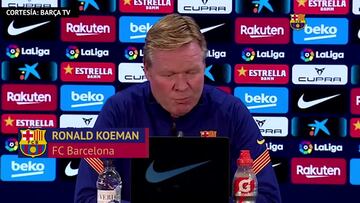 Koeman y la conspiración arbitral: "Es penalti, pero ya sabemos..."