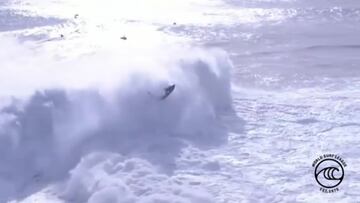 Alex Botelho se recupera del accidente en Nazaré: "Soy el tipo más afortunado del mundo"