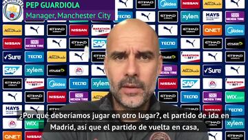 Guardiola: "Si pensamos en la siguiente ronda, los reyes de la competición nos van a echar"