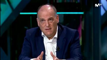 Tebas: "No se repetir¨¢ la jornada, veremos si Depor y Fuenlabrada pueden acabar la competici¨®n"