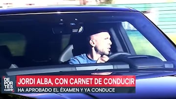 Jordi Alba estrena carnet de conducir a sus 31 años: ¡Ejemplar su prudencia al volante!
