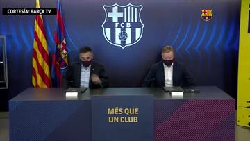 RAC1: Messi le dice a Koeman que ahora se ve fuera del Bar?a