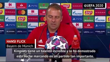 Flick: "Si consideramos el segundo tiempo fuimos justos ganadores"