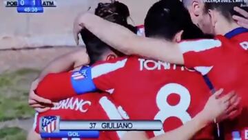 Giuliano Simeone llama a la puerta: debut y gol en el Atlético B