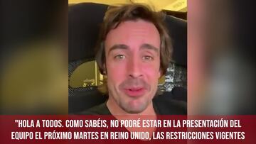 Alonso reaparece sin rasguños